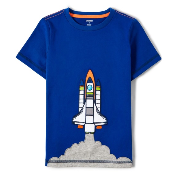 Gymboree Other - Gymboree Blue Rocket T-Shirt size 12
